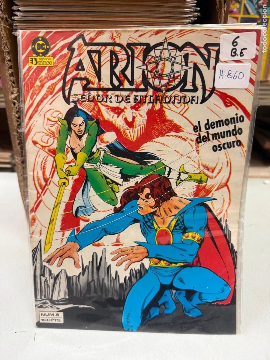 C&oacute;mics: ARION SE&Ntilde;OR DE LA ATLANTIDA EDITORIAL ZINCO NUMERO 6 - Foto 1