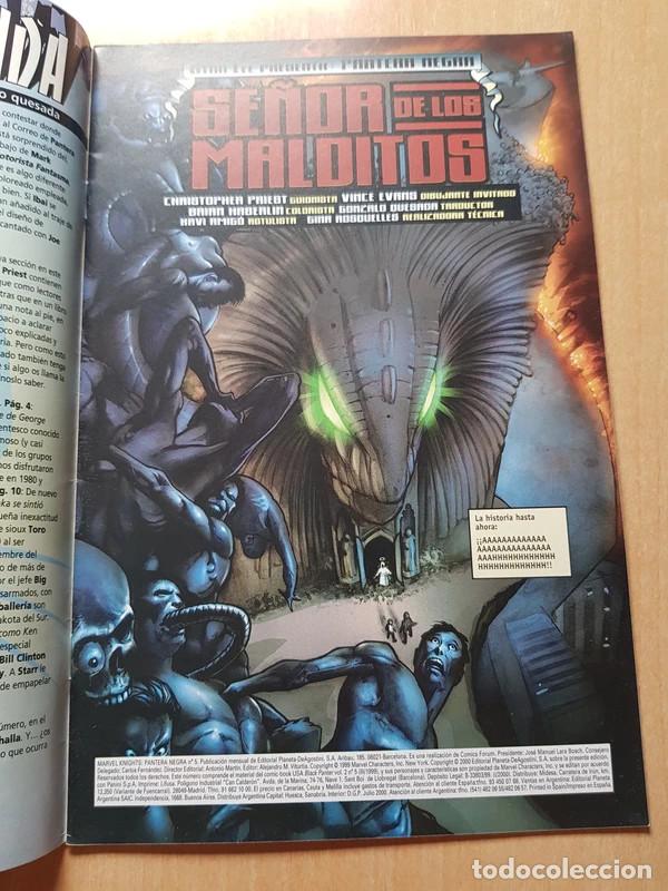 C&oacute;mics: MARVEL KNIGHTS PANTERA NEGRA vol 1 Forum 5, 10 - Marvel Comics - Foto 3
