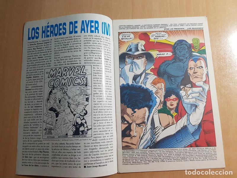 C&oacute;mics: LOS INVASORES, volumen 1, Forum, 4 - Marvel Comic - Foto 2