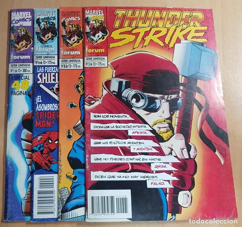 C&oacute;mics: THUNDERSTRIKE 1, 5, 6, 8, Forum, Marvel Comics - Foto 1