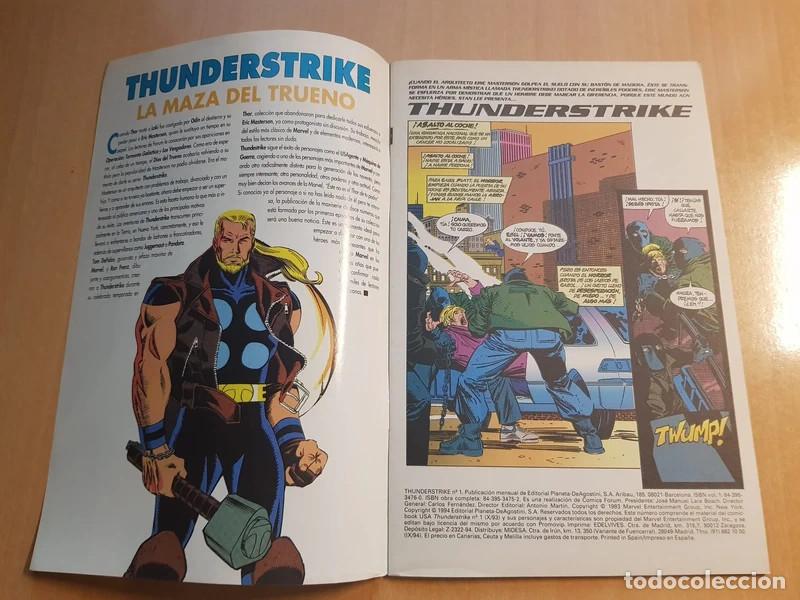 C&oacute;mics: THUNDERSTRIKE 1, 5, 6, 8, Forum, Marvel Comics - Foto 3