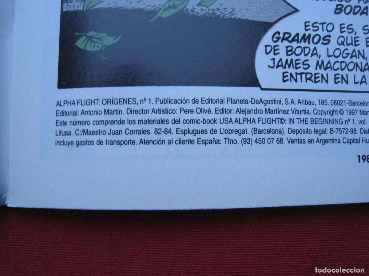 C&oacute;mics: ALPHA FLIGHT - ORIGENES - N&ordm; 1 - FORUM. - Foto 3
