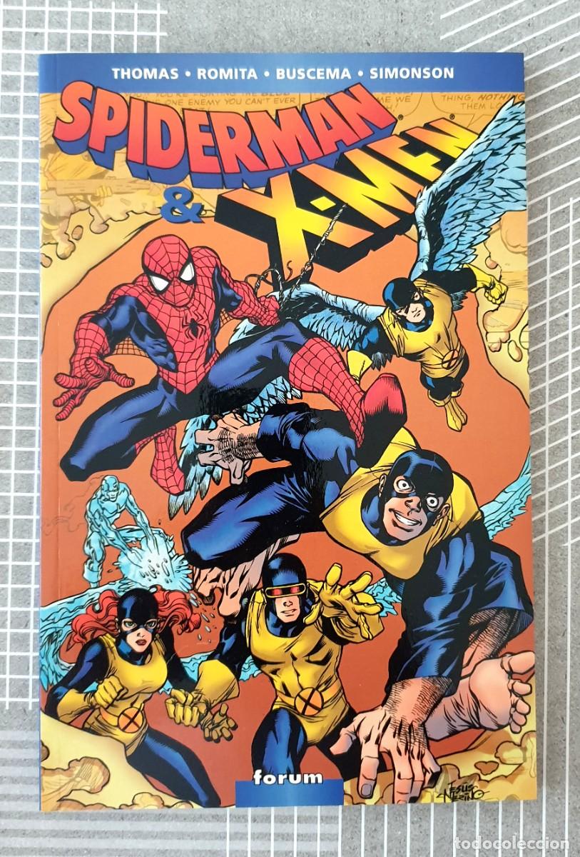 C&oacute;mics: SPIDERMAN & X-MEN. Tomo unico. Comics Forum 1998 - Foto 1