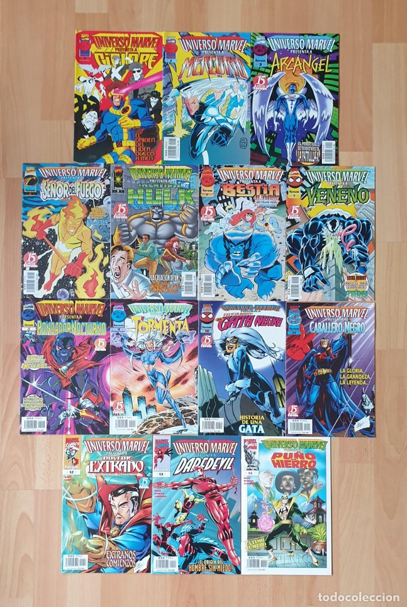 C&oacute;mics: UNIVERSO MARVEL. Colecci&oacute;n completa de 14 comics. Comics Forum 1998. - Foto 1