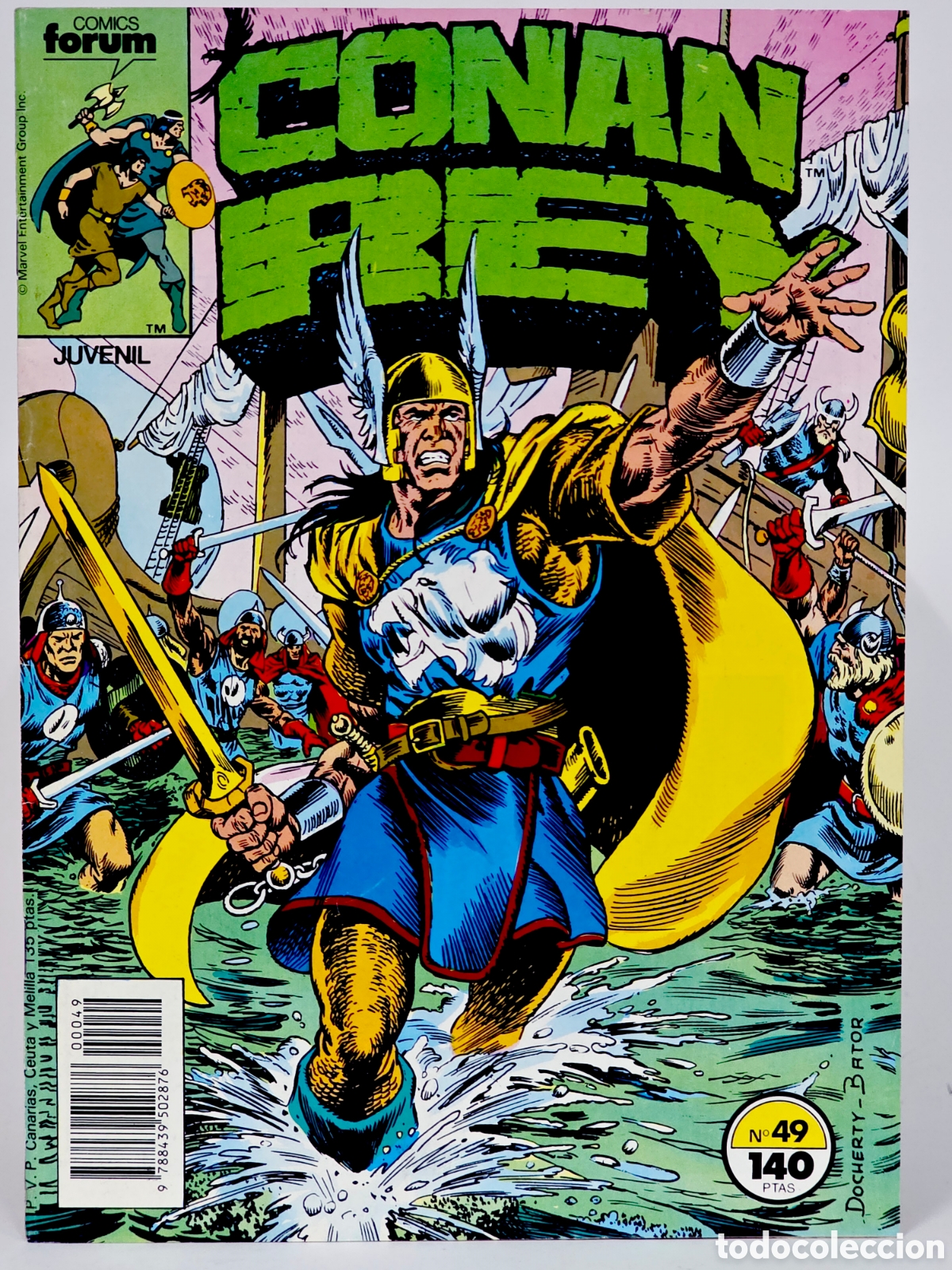 C&oacute;mics: C&Oacute;MIC DE KIOSCO CONAN REY 49 FORUM MARVEL GRAPA - Foto 1