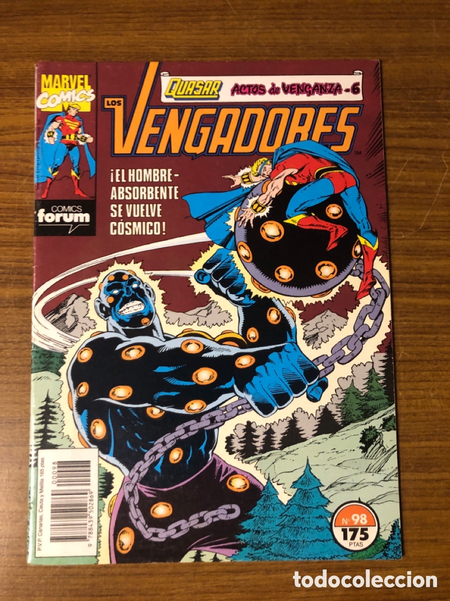 C&oacute;mics: LOS VENGADORES,N&Uacute;MERO 98,(EDITORIAL FORUM) - Foto 1