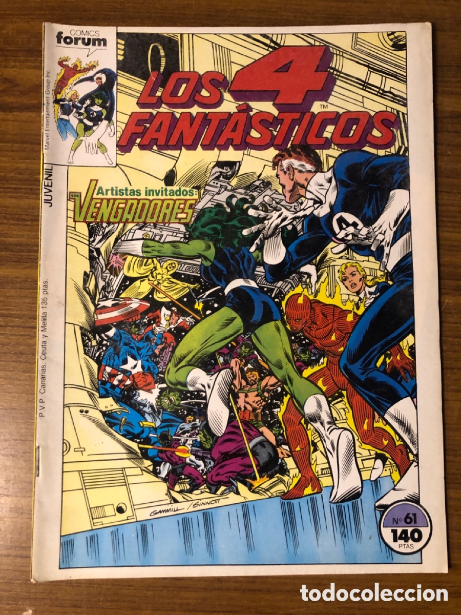 C&oacute;mics: LOS 4 FANT&Aacute;STICOS, N&Uacute;MERO 61,(EDITORIAL FORUM) - Foto 1