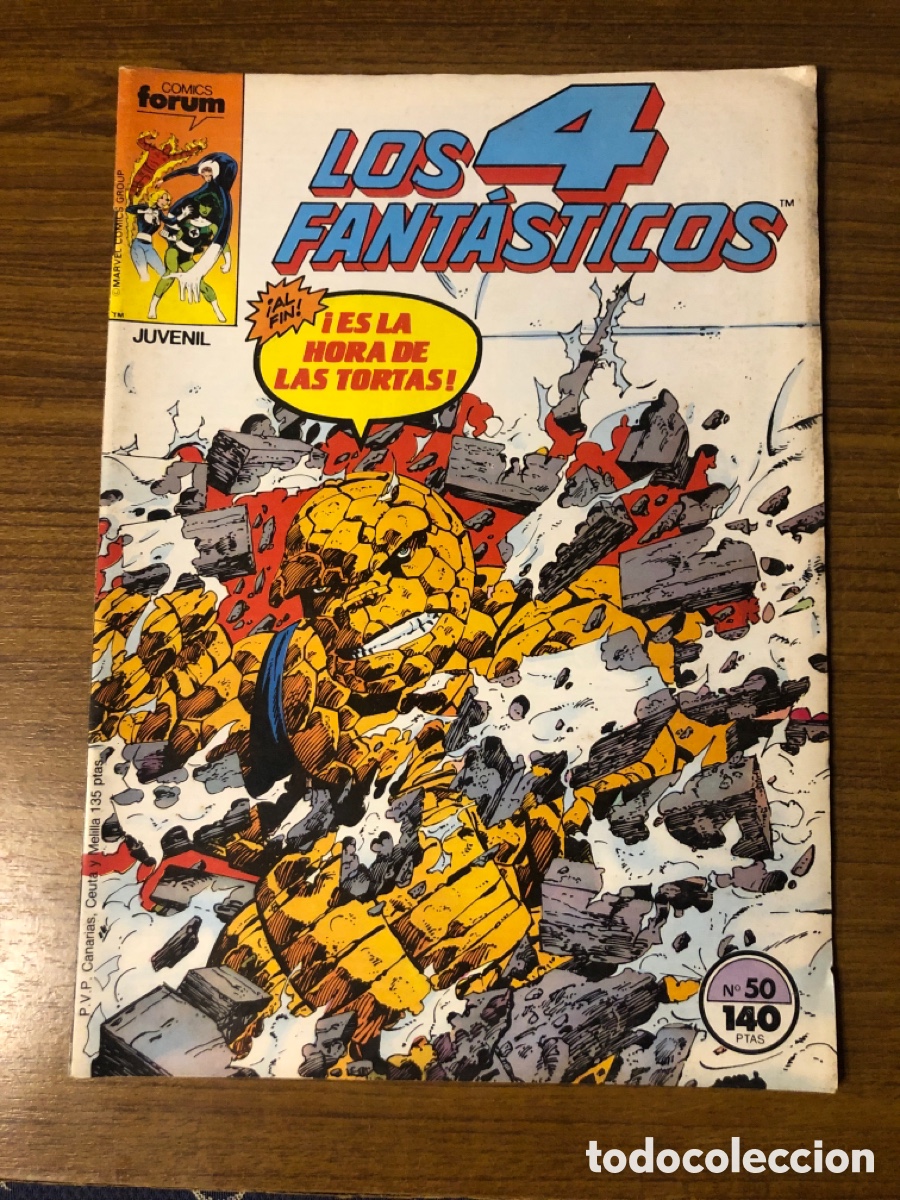 C&oacute;mics: LOS 4 FANT&Aacute;STICOS,N&Uacute;MERO 50,(EDITORIAL FORUM) - Foto 1