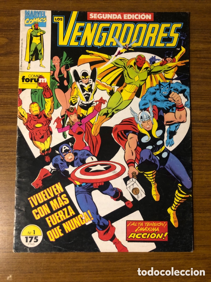 C&oacute;mics: LOS VENGADORES,N&Uacute;MERO 1,(EDITORIAL FORUM) - Foto 1