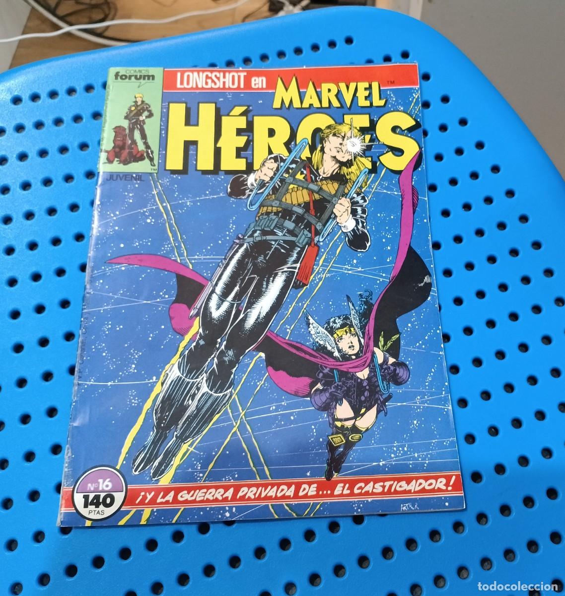 C&oacute;mics: Longshot. Marvel H&eacute;roes. N&deg; 16. C&oacute;mics Forum. The Punisher - Foto 1