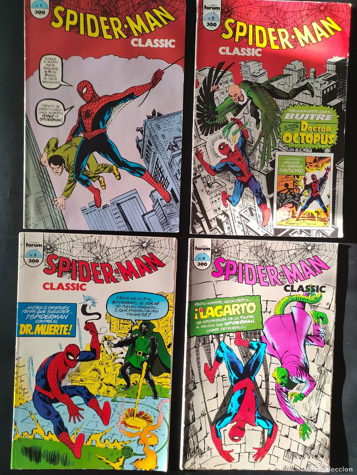C&oacute;mics: SPIDERMAN CLASSIC NUMEROS 1,2,3,4 - Foto 1