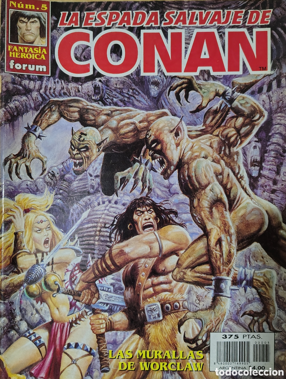 C&oacute;mics: La Espada Salvaje De Conan El B&aacute;rbaro - Foto 4