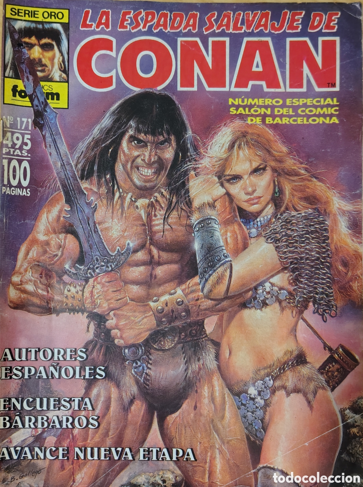 C&oacute;mics: La Espada Salvaje De Conan El B&aacute;rbaro - Foto 11