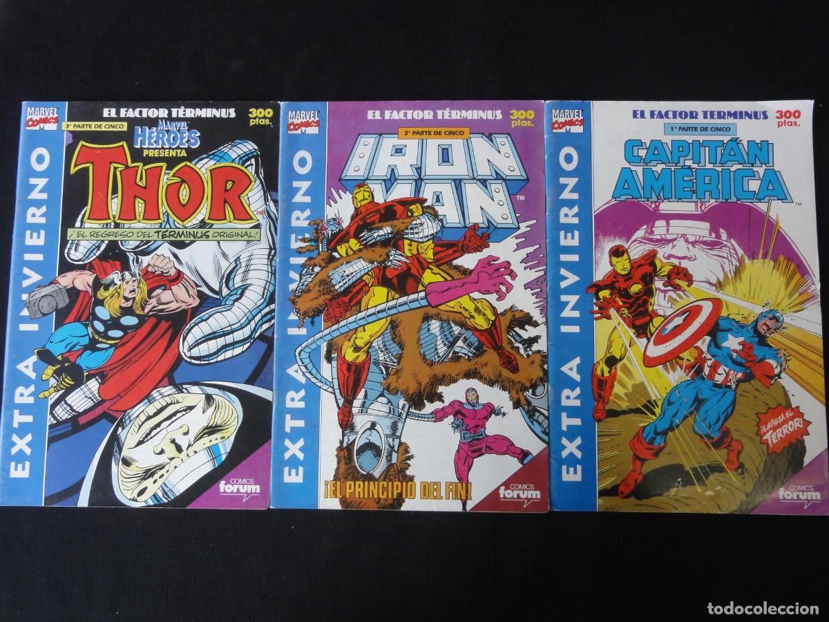 C&oacute;mics: EL FACTOR TERMINUS. COMPLETA. 5 N&ordm;. A&Ntilde;O 1991. MARVEL COMICS FORUM. C-21B - Foto 1