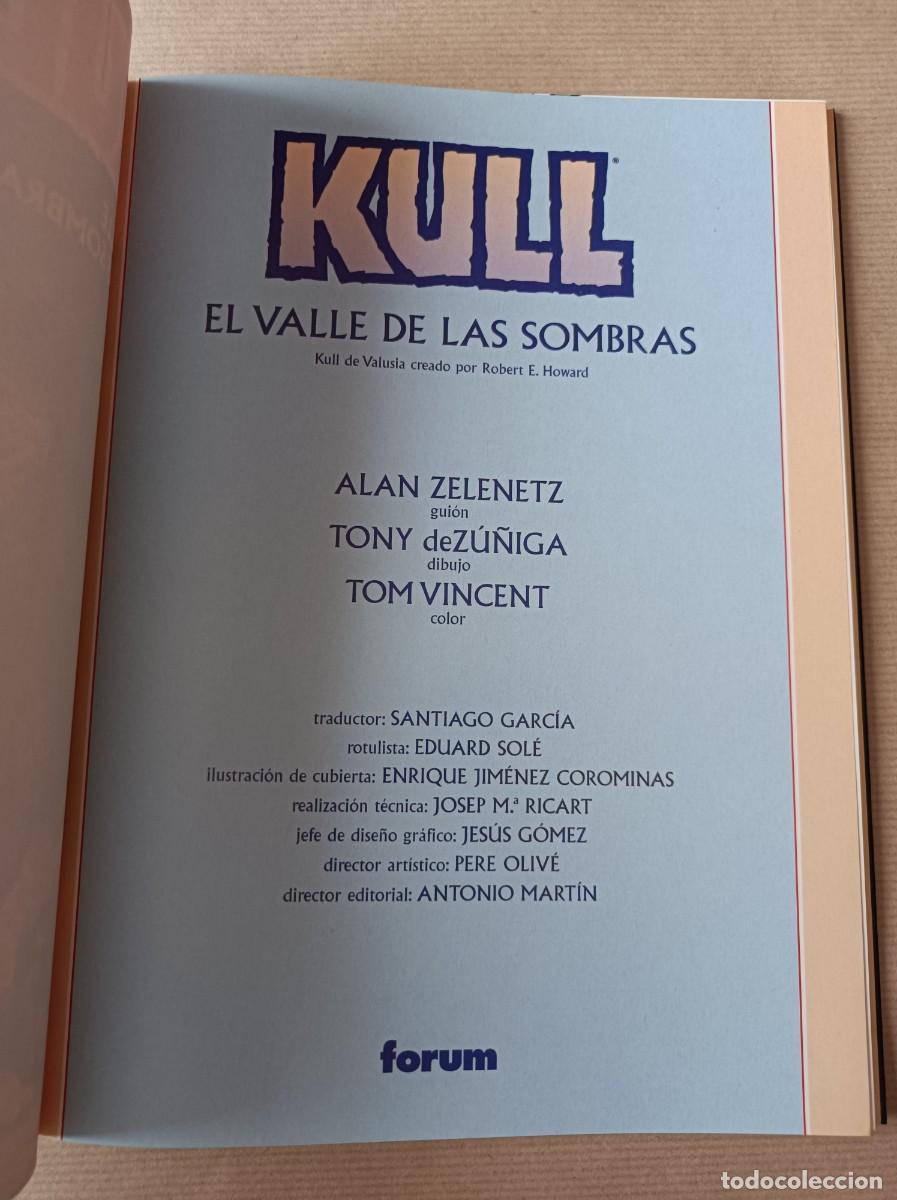 C&oacute;mics: KULL EL VALLE DE LAS SOMBRAS EDICIONES FORUM NOVELA GR&Aacute;FICA - Foto 10