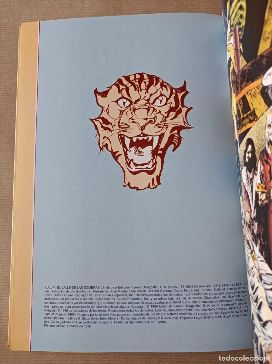 C&oacute;mics: KULL EL VALLE DE LAS SOMBRAS EDICIONES FORUM NOVELA GR&Aacute;FICA - Foto 11