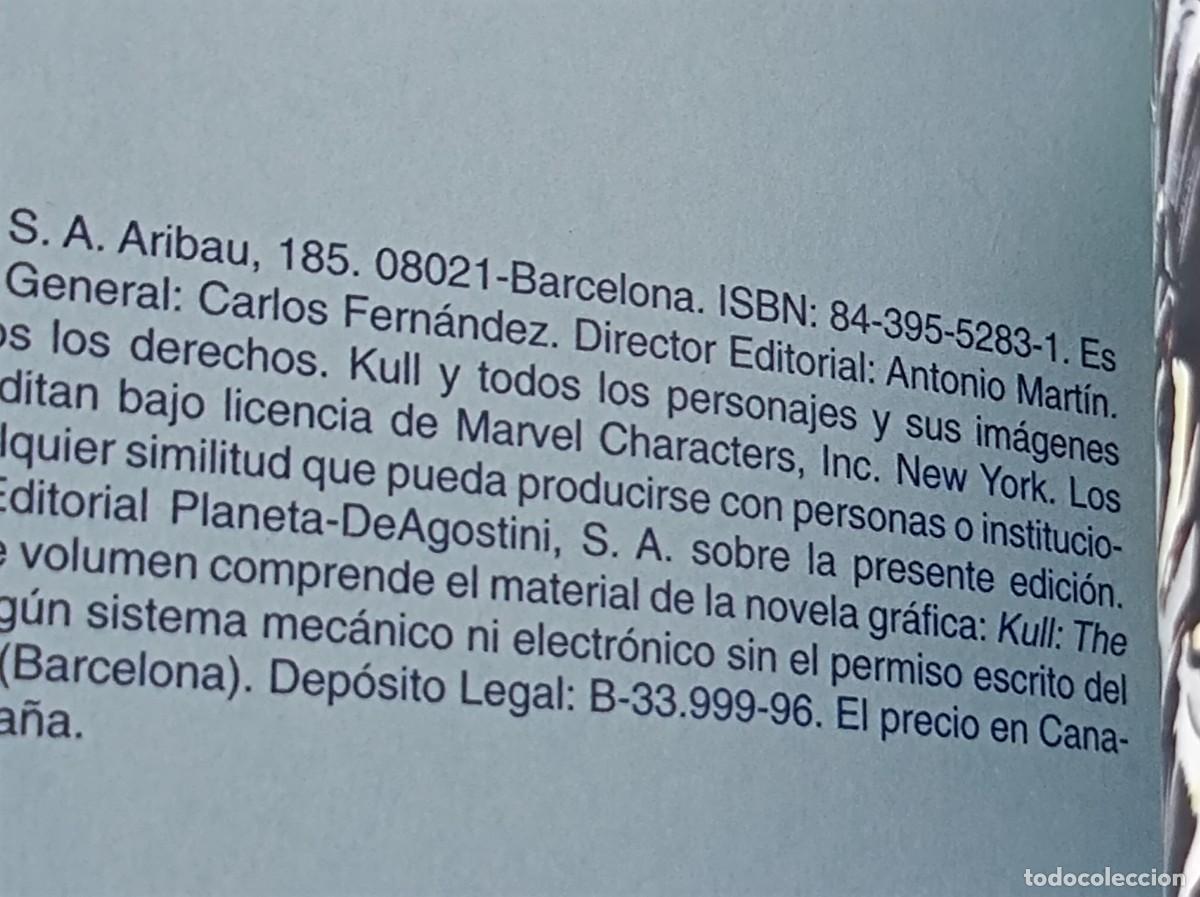 C&oacute;mics: KULL EL VALLE DE LAS SOMBRAS EDICIONES FORUM NOVELA GR&Aacute;FICA - Foto 14