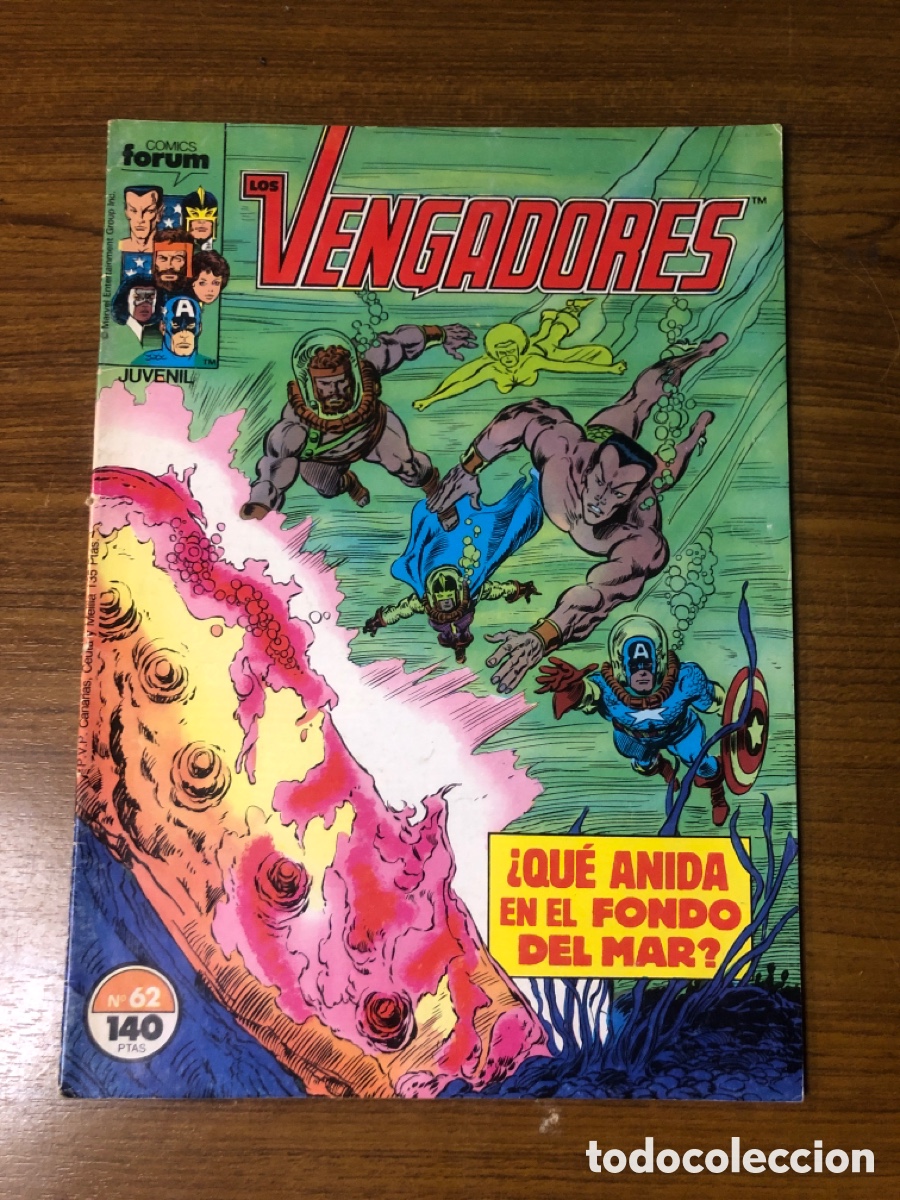 C&oacute;mics: LOS VENGADORES,N&Uacute;MERO 62,(EDITORIAL FORUM) - Foto 1