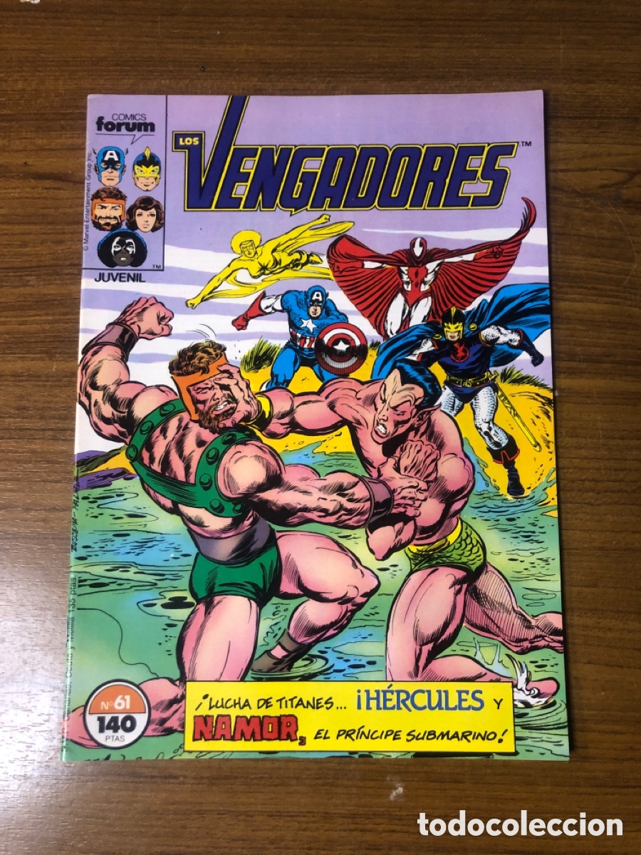 C&oacute;mics: LOS VENGADORES,N&Uacute;MERO 62,(EDITORIAL FORUM) - Foto 1
