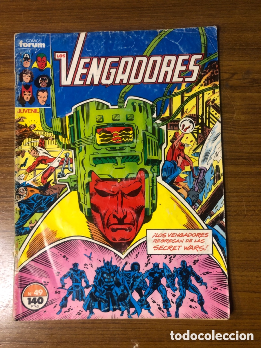 C&oacute;mics: LOS VENGADORES,N&Uacute;MERO 49,(EDITORIAL FORUM) - Foto 1