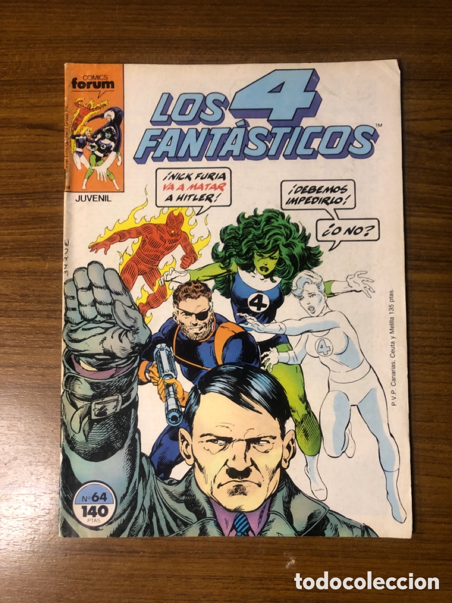 C&oacute;mics: LOS 4 FANT&Aacute;STICOS,N&Uacute;MERO 64,(EDITORIAL FORUM) - Foto 1
