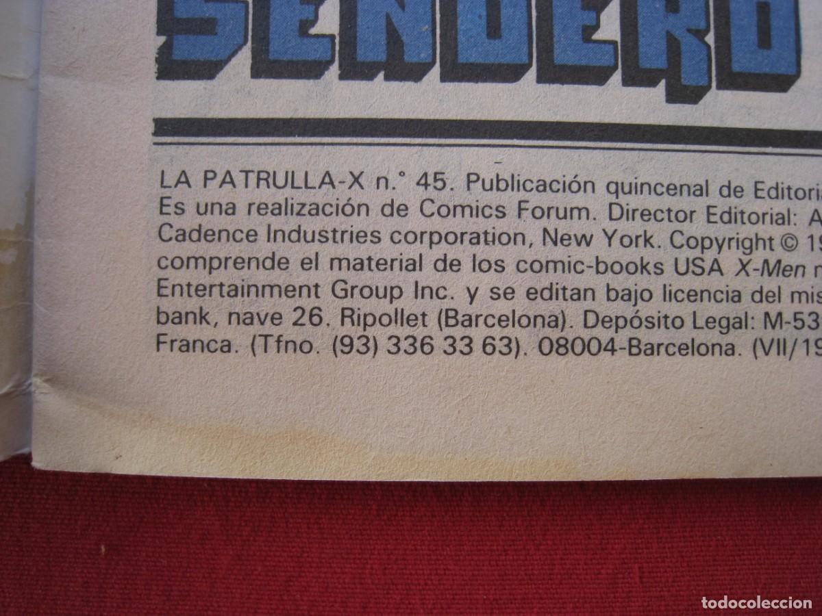 C&oacute;mics: LA PATRULLA X - N&ordm; 45 - FORUM. - Foto 6