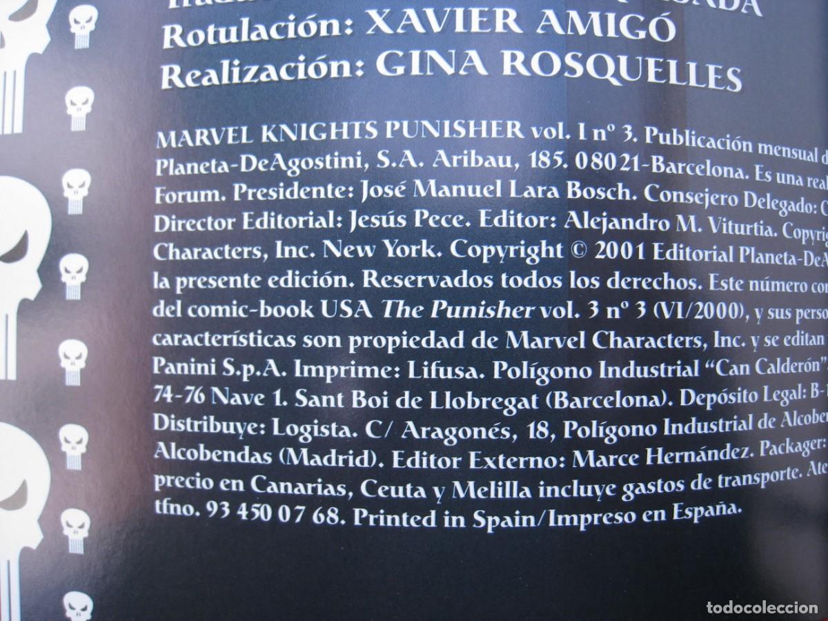 C&oacute;mics: MARVEL KNIGHTS - PUNISHER - VOL. 1 - N&ordm; 3 - FORUM. - Foto 3