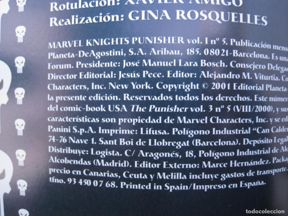 C&oacute;mics: MARVEL KNIGHTS - PUNISHER - VOL. 1 - N&ordm; 5 - FORUM. - Foto 3
