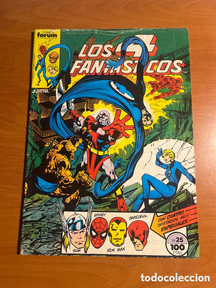 C&oacute;mics: LOS 4 FANT&Aacute;STICOS, NUMEROS 25, (EDITORIAL F&Oacute;RUM) - Foto 1