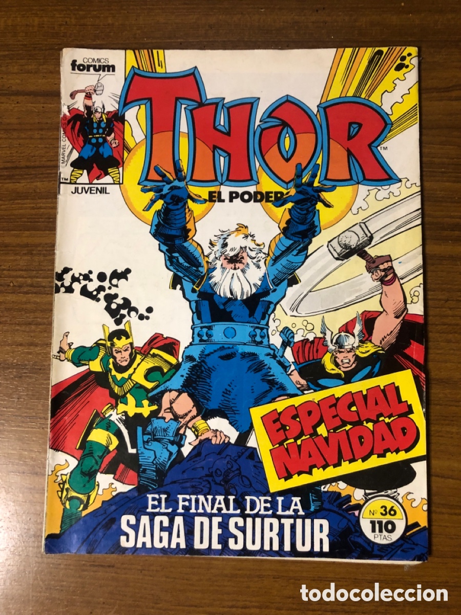 C&oacute;mics: THOR,NUMERO 36,(EDITORIAL FORUM) - Foto 1
