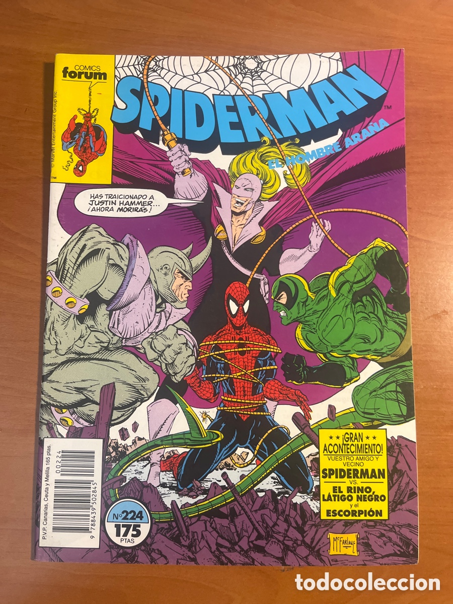 C&oacute;mics: SPIDERMAN, N&Uacute;MERO 224, (EDITORIAL F&Oacute;RUM) - Foto 1
