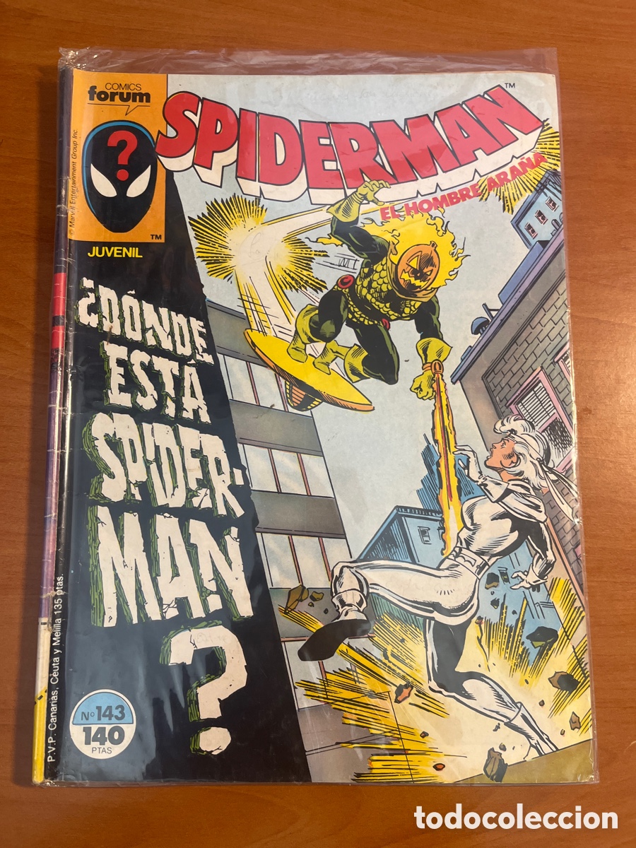 C&oacute;mics: SPIDERMAN, N&Uacute;MERO 143, (EDITORIAL F&Oacute;RUM) - Foto 1