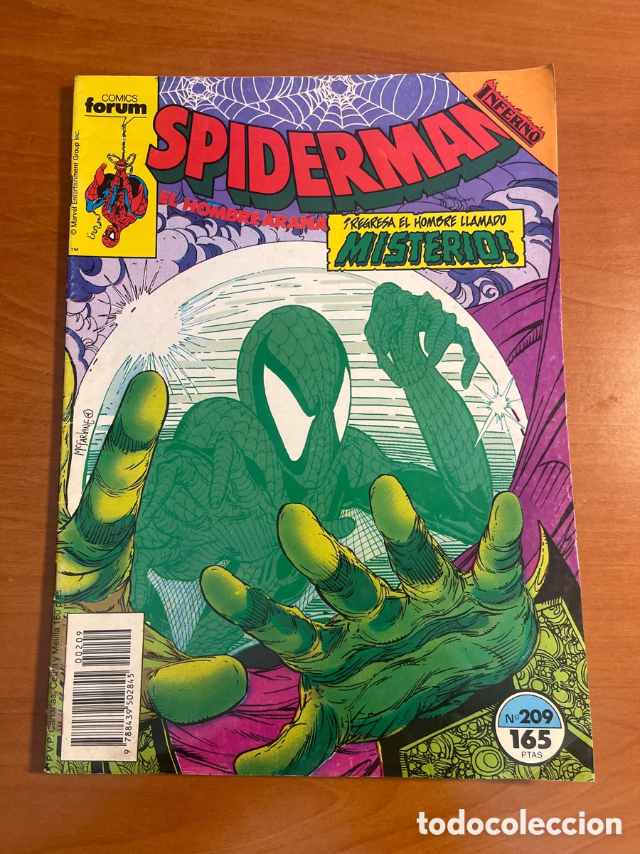 C&oacute;mics: SPIDERMAN, N&Uacute;MERO 209, (EDITORIAL F&Oacute;RUM) - Foto 1