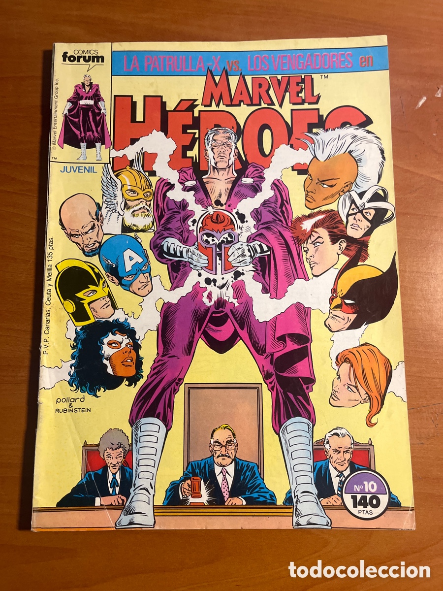 C&oacute;mics: MARVEL H&Eacute;ROES, N&Uacute;MERO 10, (EDITORIAL F&Oacute;RUM) - Foto 1