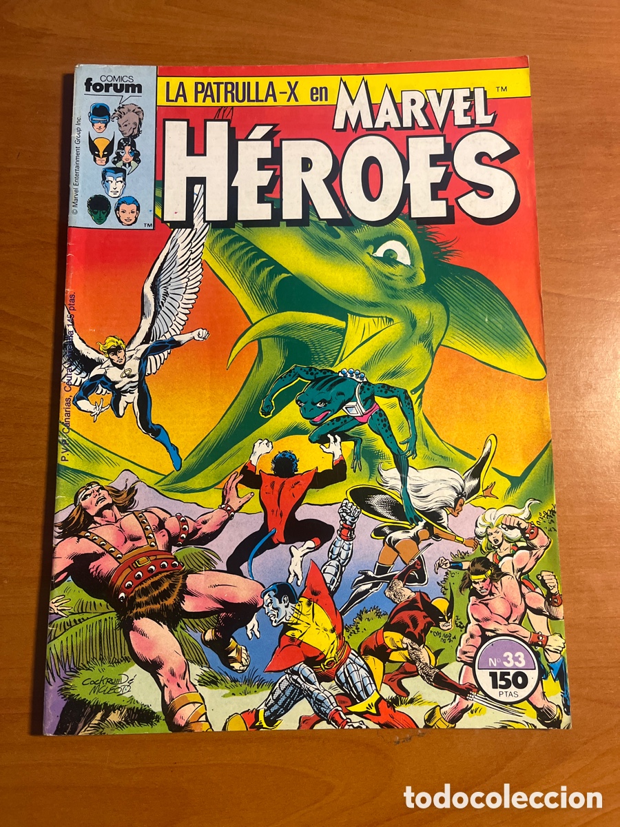 C&oacute;mics: MARVEL H&Eacute;ROES, N&Uacute;MERO 33, (EDITORIAL F&Oacute;RUM) - Foto 1