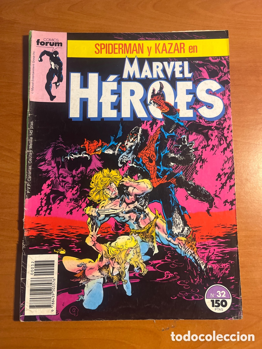 C&oacute;mics: MARVEL H&Eacute;ROES, N&Uacute;MERO 32, (EDITORIAL F&Oacute;RUM) - Foto 1