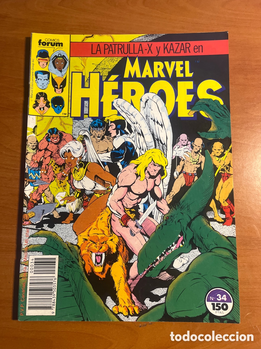 C&oacute;mics: MARVEL H&Eacute;ROES, N&Uacute;MERO 34, (EDITORIAL F&Oacute;RUM) - Foto 1