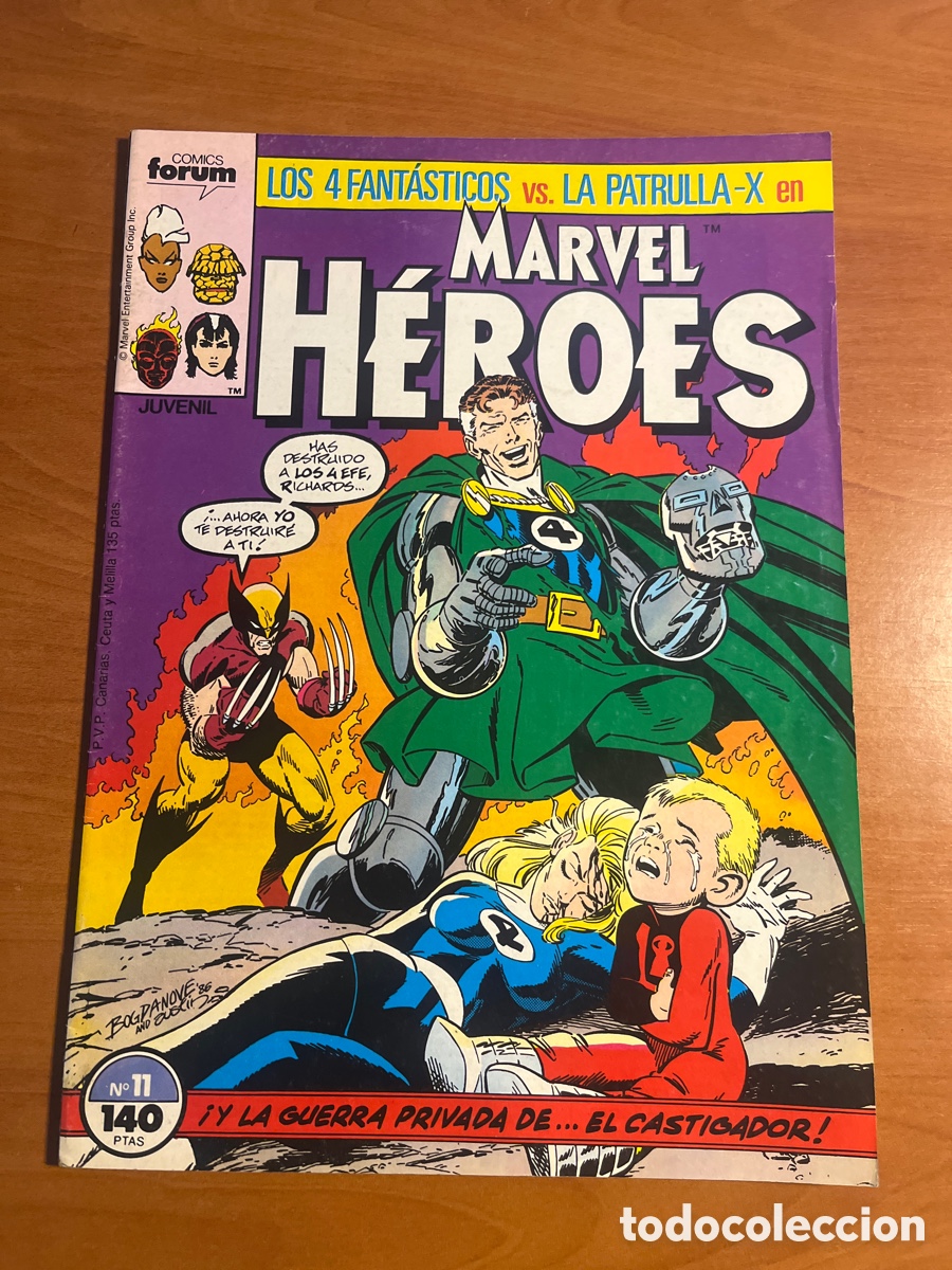 C&oacute;mics: MARVEL H&Eacute;ROES, N&Uacute;MERO 11, (EDITORIAL F&Oacute;RUM) - Foto 1