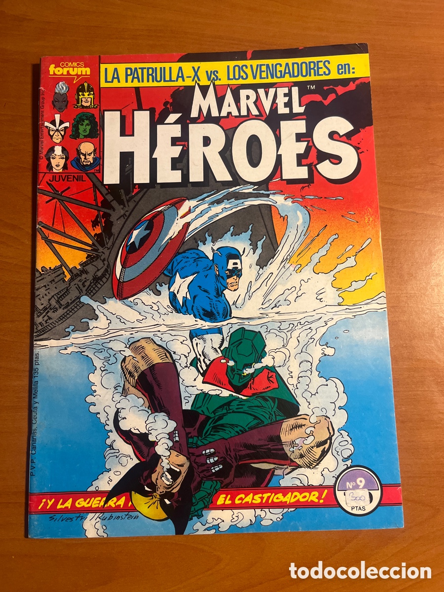 C&oacute;mics: MARVEL H&Eacute;ROES, N&Uacute;MERO 9, (EDITORIAL F&Oacute;RUM) - Foto 1