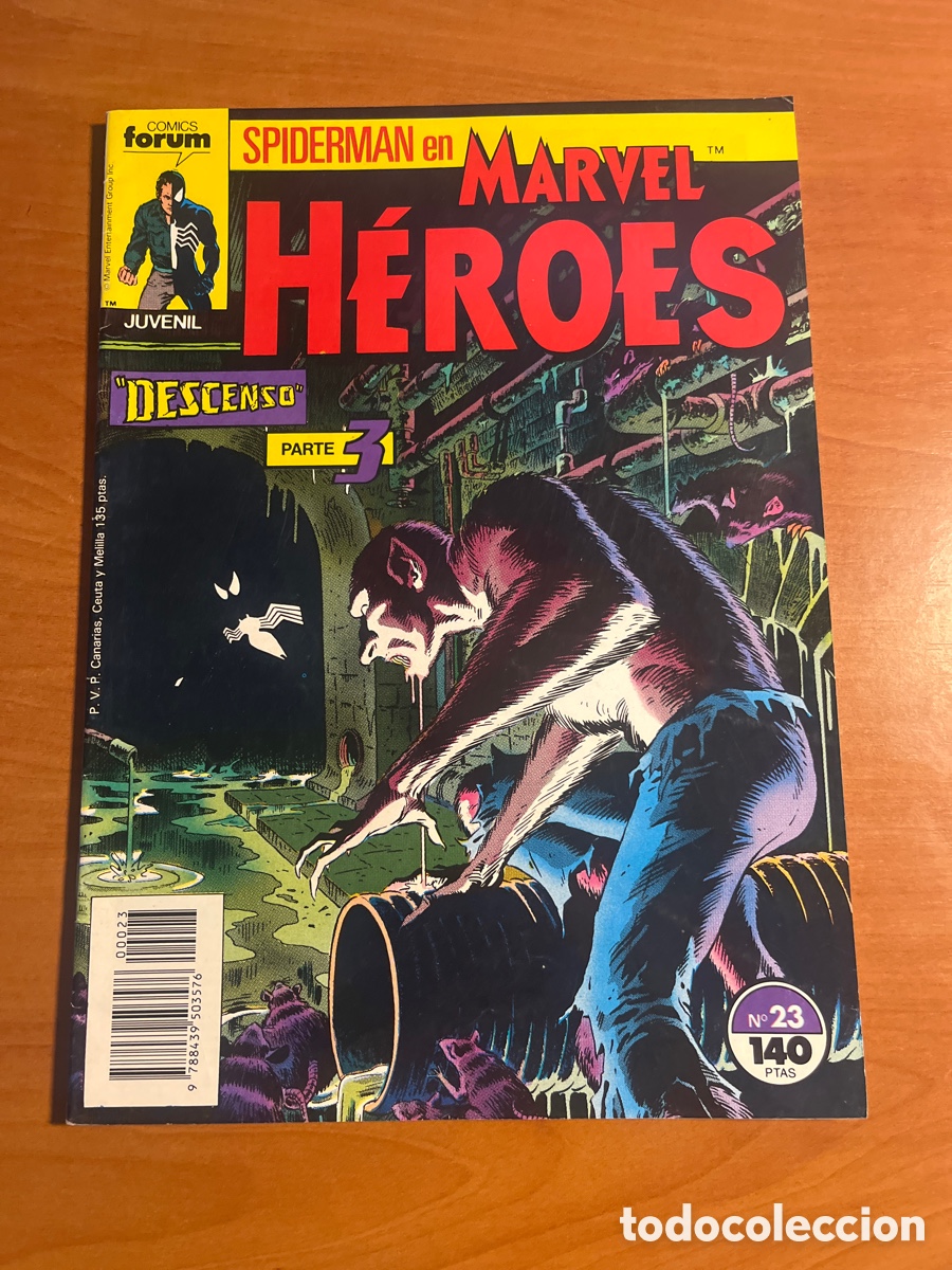 C&oacute;mics: MARVEL H&Eacute;ROES, N&Uacute;MERO 23, (EDITORIAL F&Oacute;RUM) - Foto 1