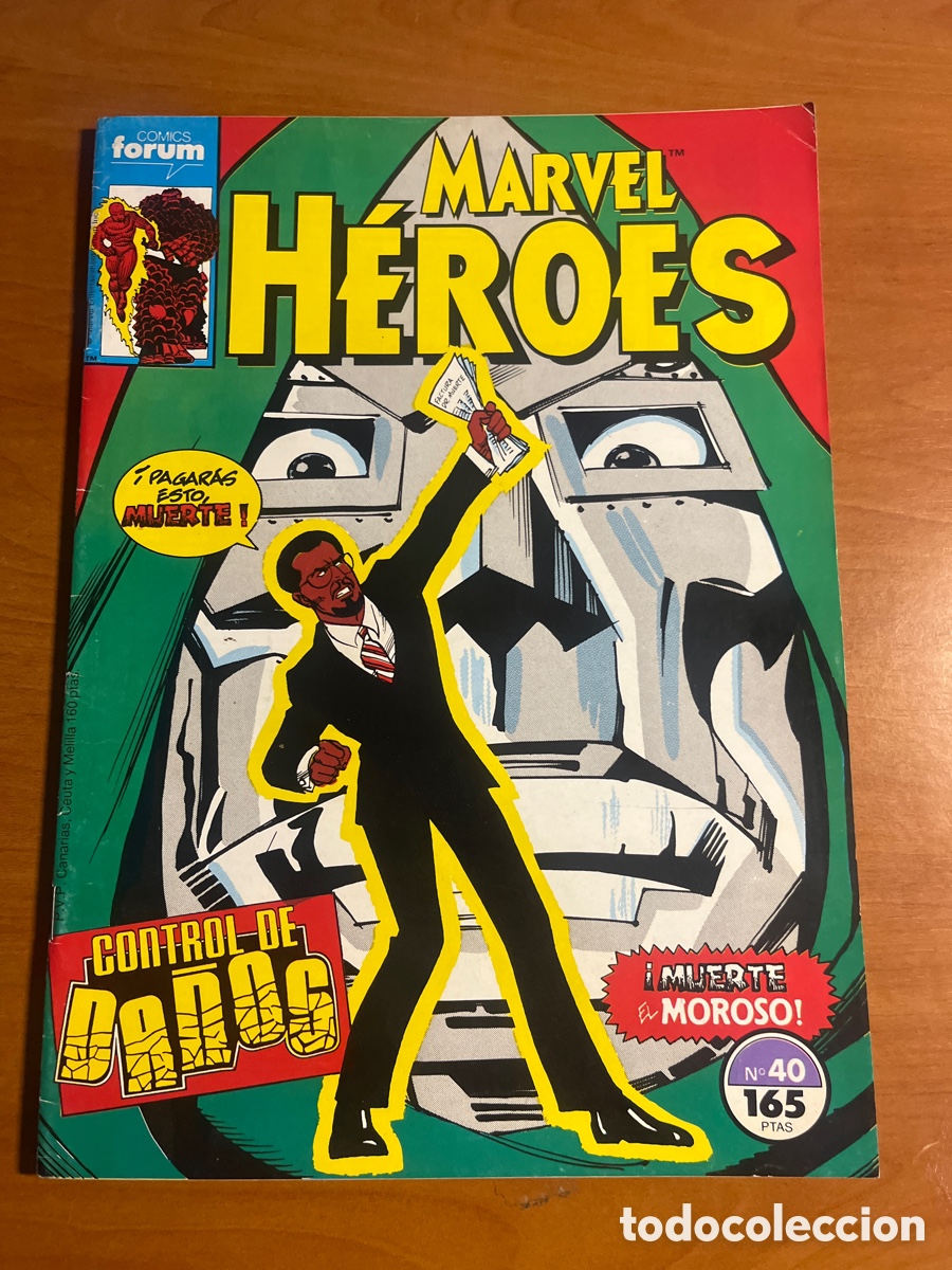 C&oacute;mics: MARVEL H&Eacute;ROES, N&Uacute;MERO 40, (EDITORIAL F&Oacute;RUM) - Foto 1