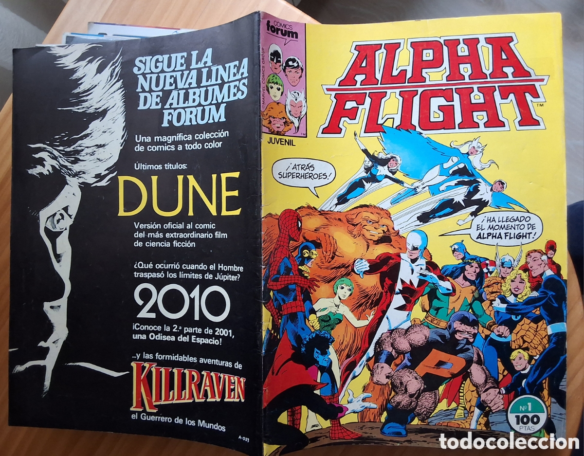 C&oacute;mics: Alpha flight comic n&uacute;mero 1 a&ntilde;o 1985 edita forum - Foto 1