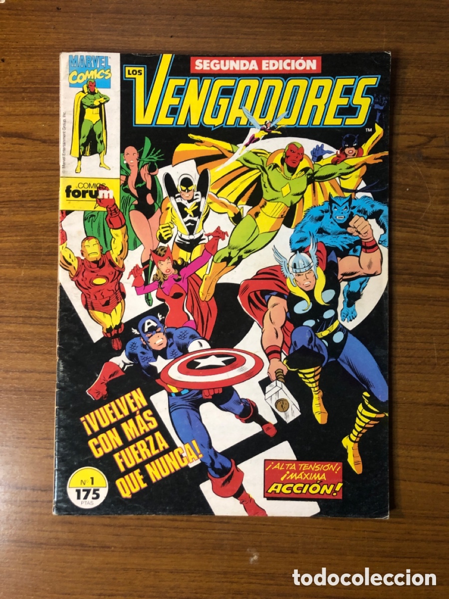 C&oacute;mics: LOS VENGADORES,N&Uacute;MERO 1,(EDITORIAL FORUM) - Foto 1