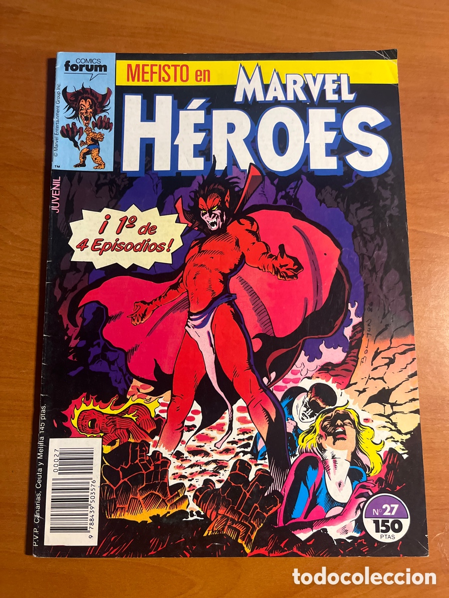 C&oacute;mics: MARVEL H&Eacute;ROES, N&Uacute;MERO 27, (EDITORIAL F&Oacute;RUM) - Foto 1