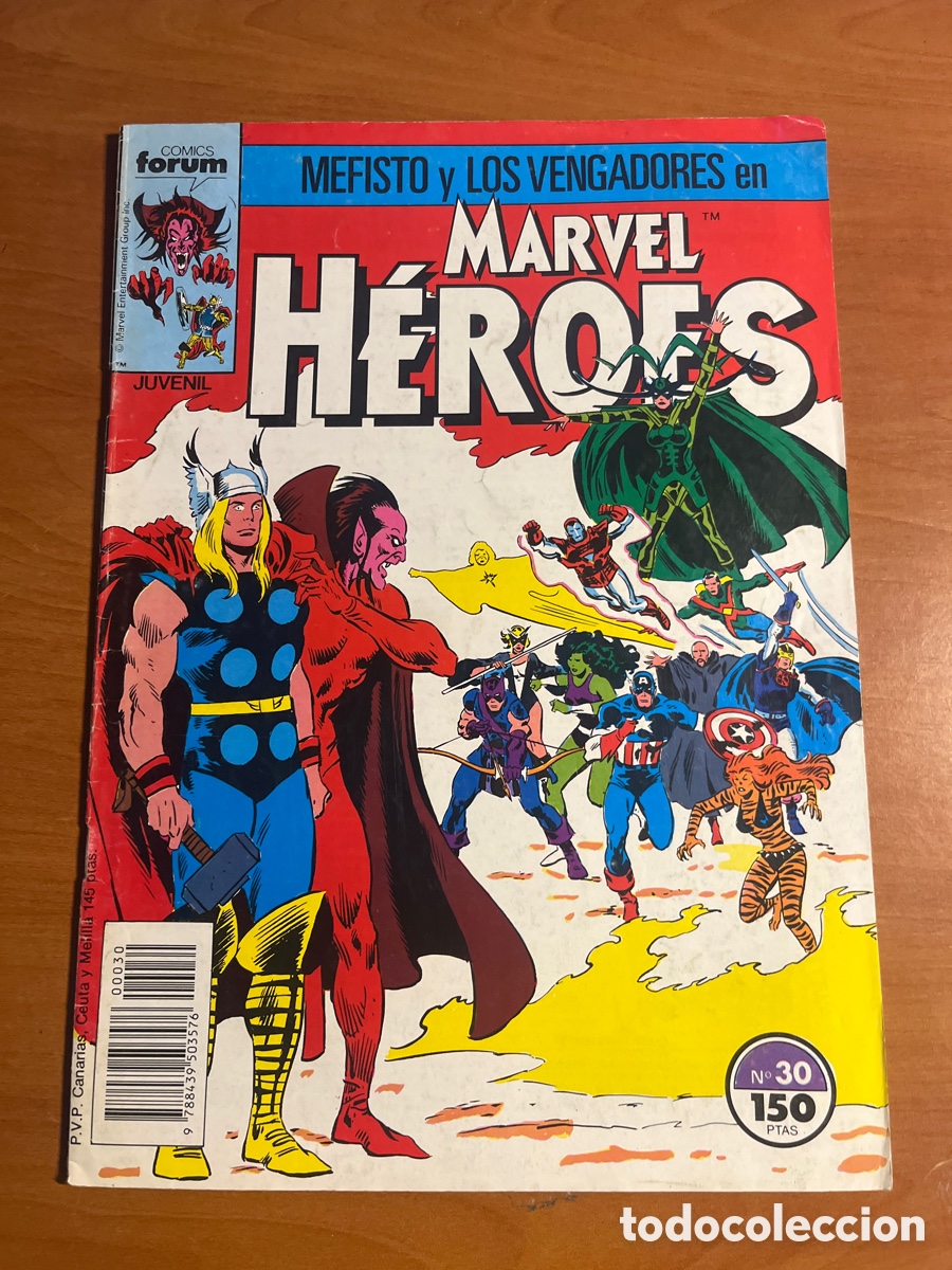 C&oacute;mics: MARVEL H&Eacute;ROES, N&Uacute;MERO 30, (EDITORIAL F&Oacute;RUM) - Foto 1