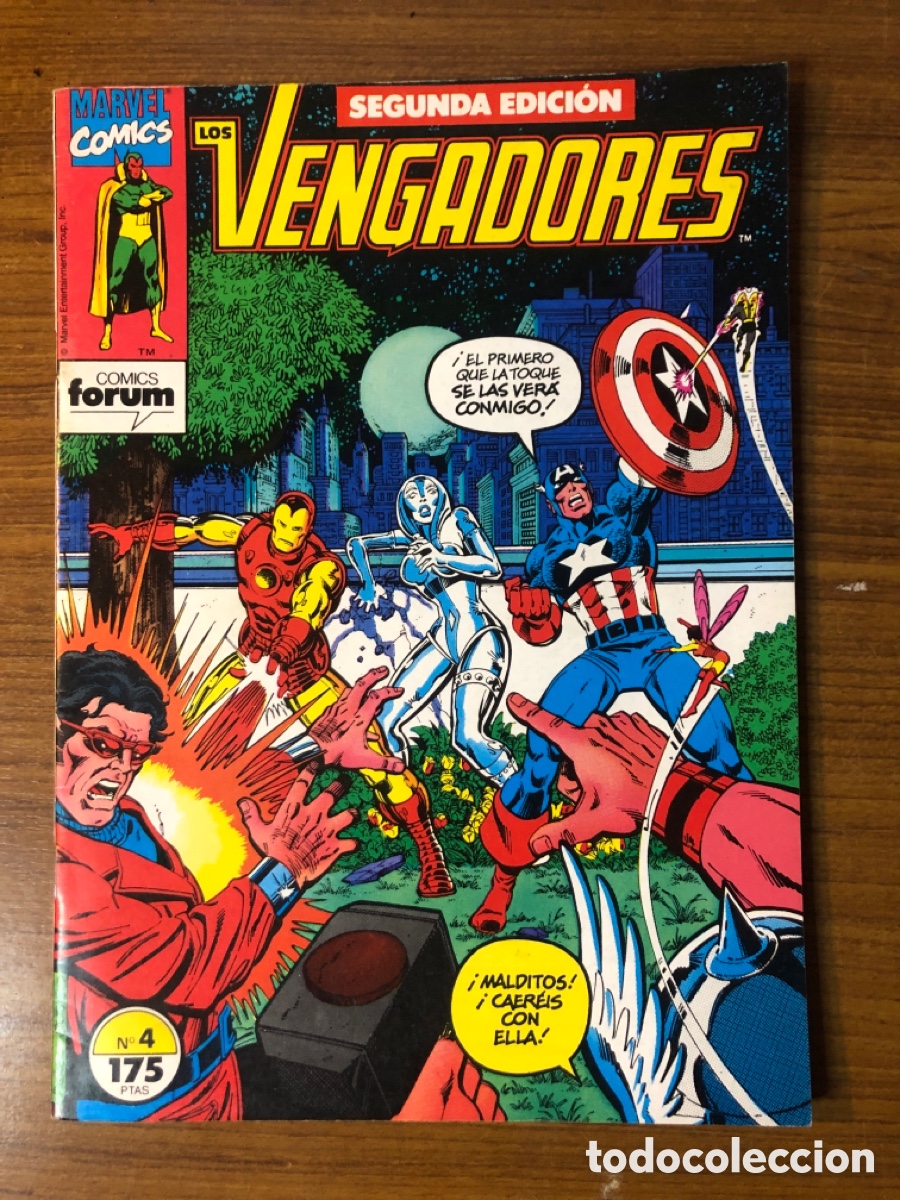 C&oacute;mics: LOS VENGADORES,N&Uacute;MERO 4,(EDITORIAL FORUM) - Foto 1