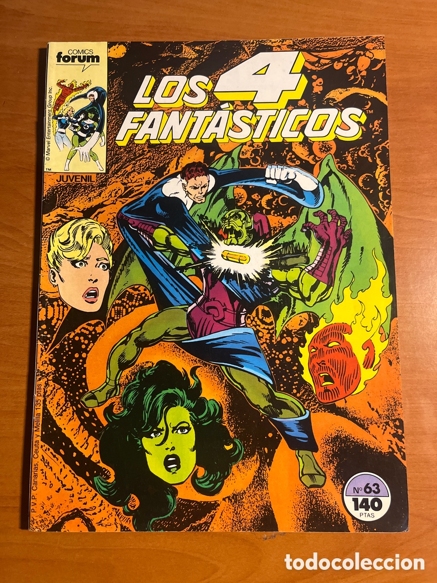 C&oacute;mics: LOS 4 FANT&Aacute;STICOS, N&Uacute;MERO 63, (EDITORIAL F&Oacute;RUM) - Foto 1