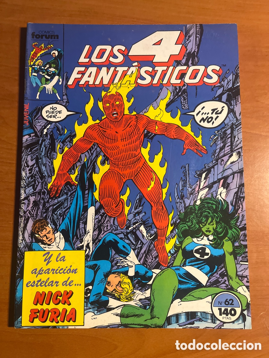 C&oacute;mics: LOS 4 FANT&Aacute;STICOS, N&Uacute;MERO 62, (EDITORIAL F&Oacute;RUM) - Foto 1
