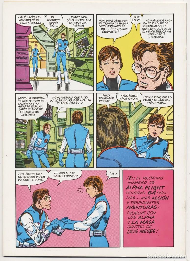 C&oacute;mics: COMIC GRAPA ALPHA FLIGHT N&ordm; 34 LA MASA EDICIONES FORUM MARVEL 1988 COMO NUEVO - Foto 2