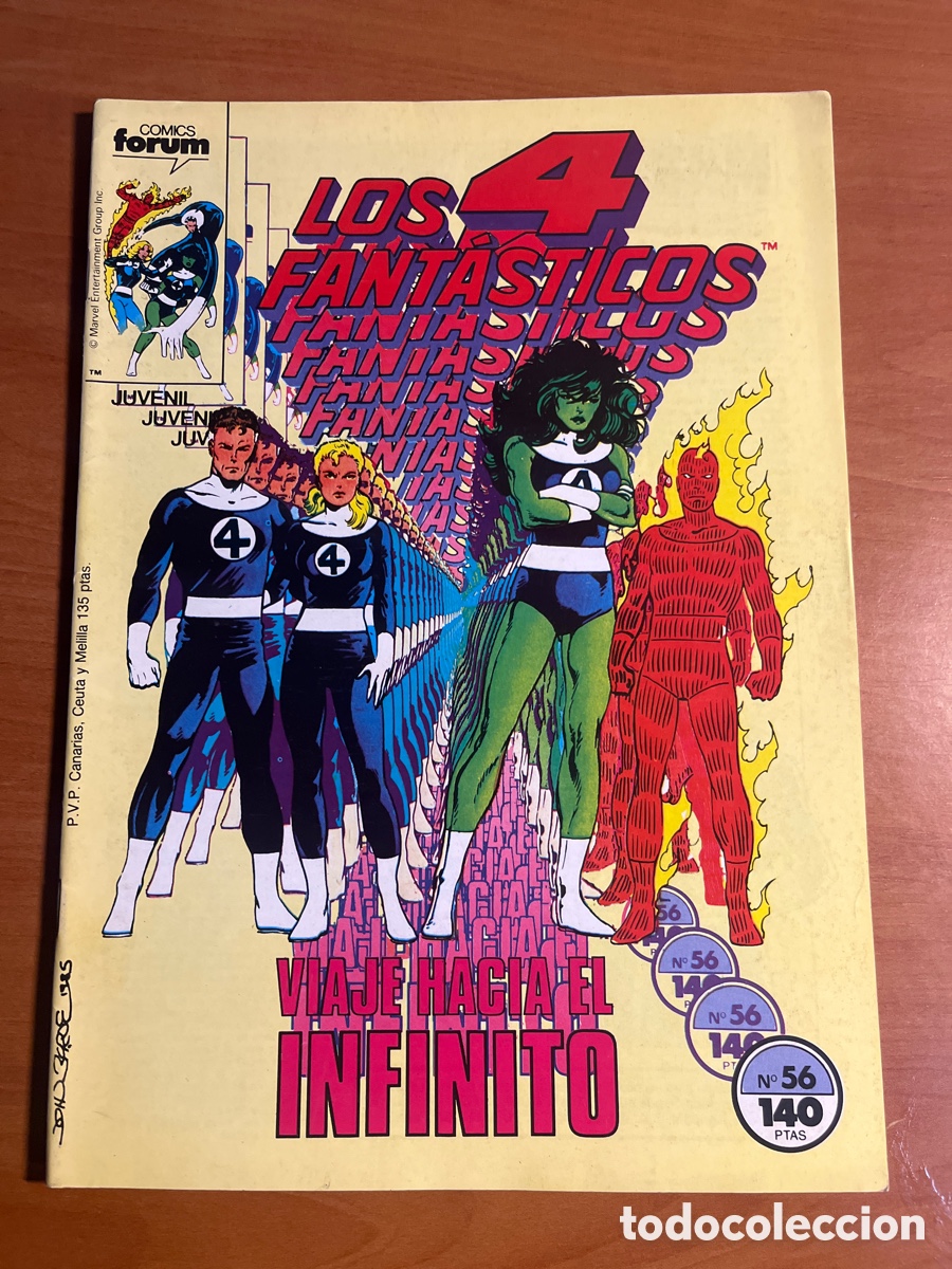 C&oacute;mics: LOS 4 FANT&Aacute;STICOS, N&Uacute;MERO 56, (EDITORIAL F&Oacute;RUM) - Foto 1